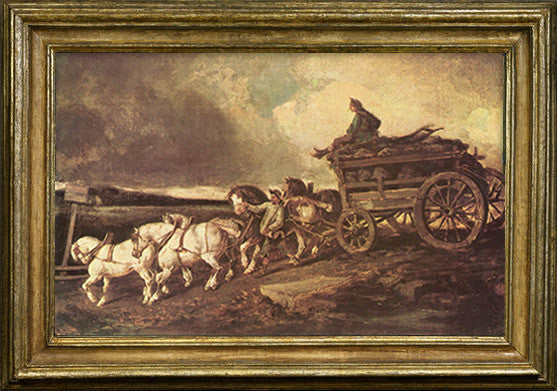 Théodore Géricault, "Coal Cars"