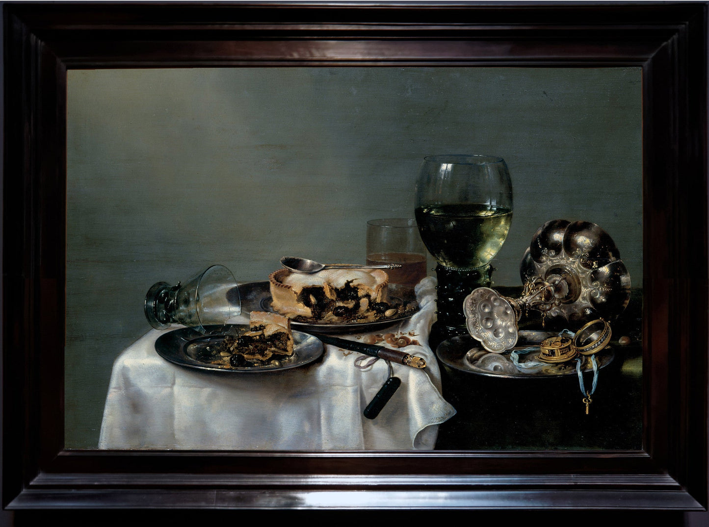 Willhem Claesz. Heda, "Still Life with Blackberry Pie"
