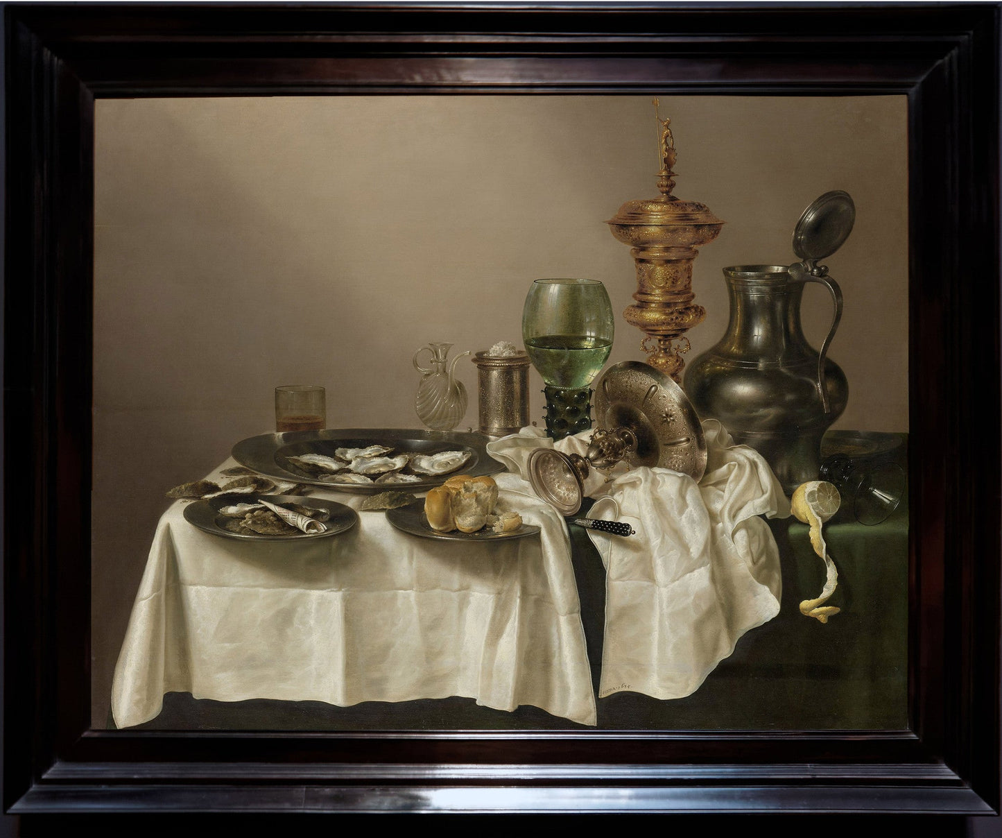 Willhem Claesz. Heda, "Still Life with Gilded Cup"