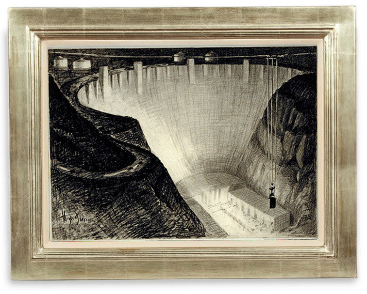 Hugh Ferriss, "Hoover Dam"