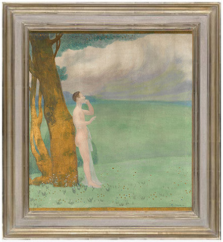 Constant Montald, "Homme Debout Aous un Arbre"