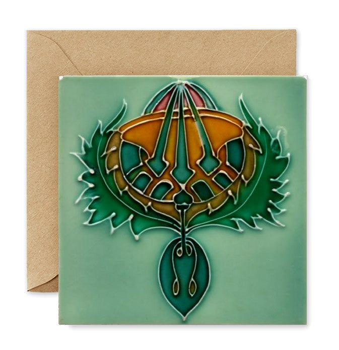 Nouveau Tiles Plate Two