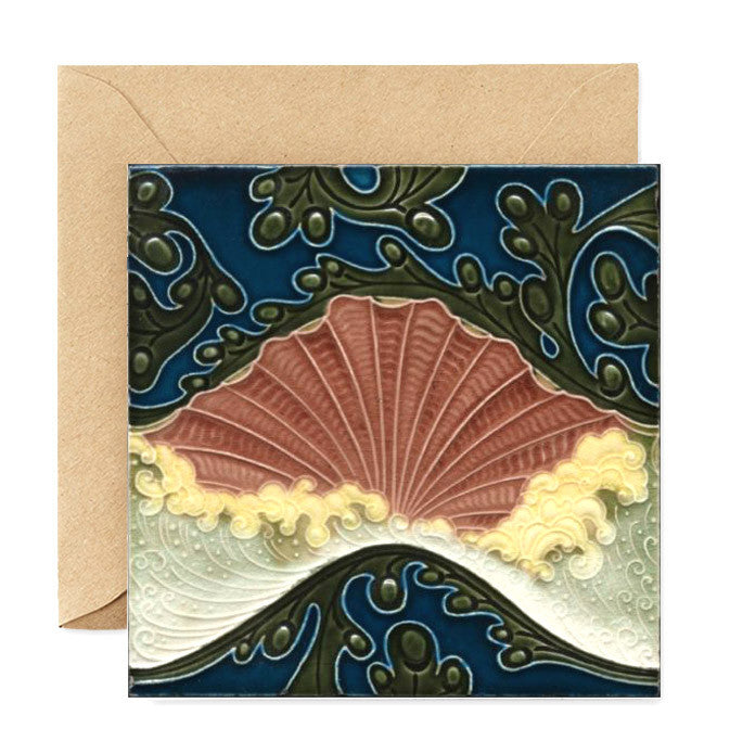 Nouveau Tiles Plate Five