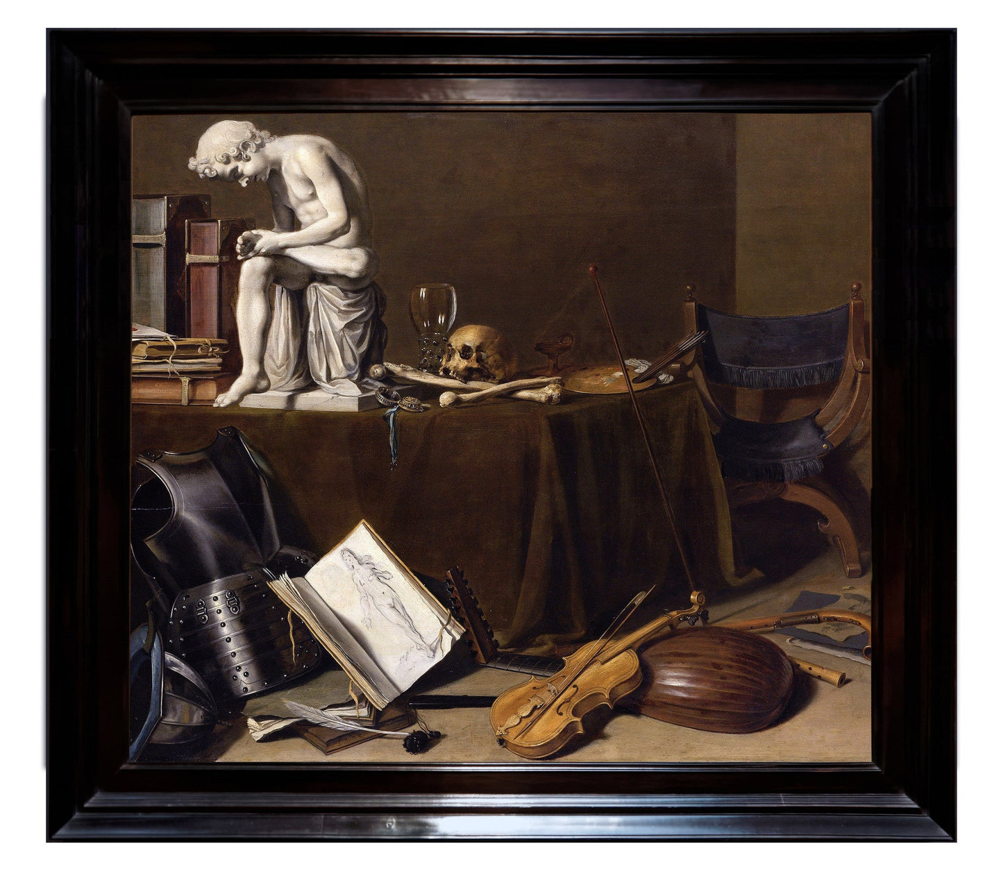 Pieter Claesz, "Vanitas Still Life with the Spinario"