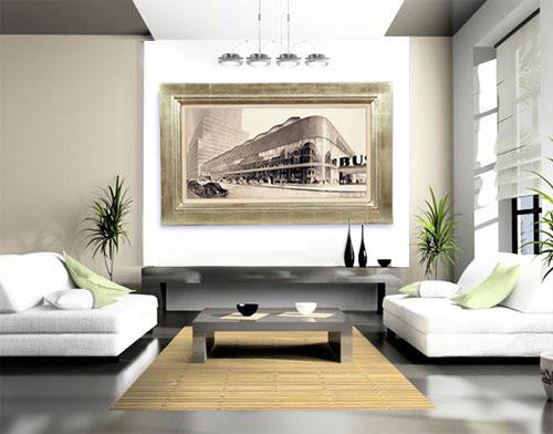 Hugh Ferriss, "Bus Terminal"