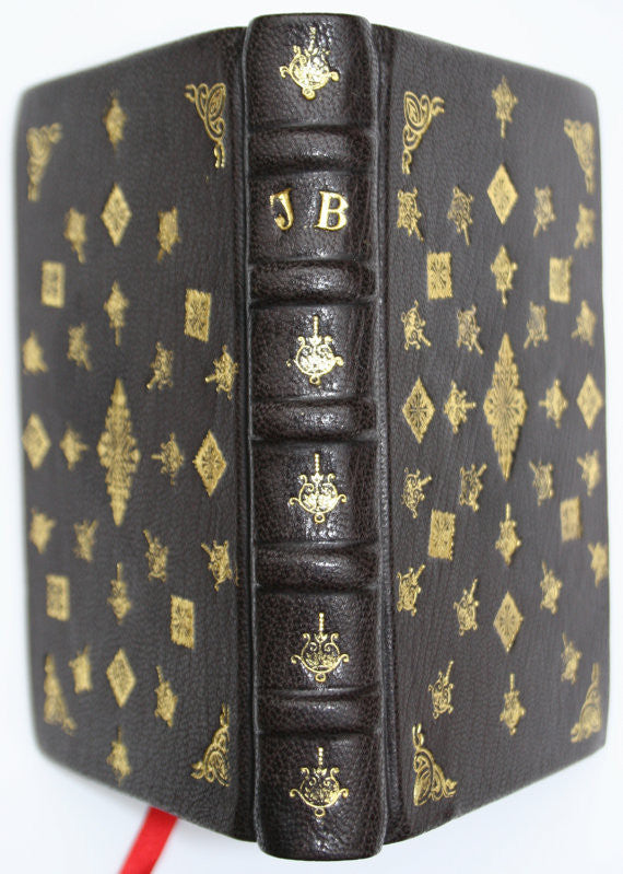 Hand-bound Embossed Leather Journal
