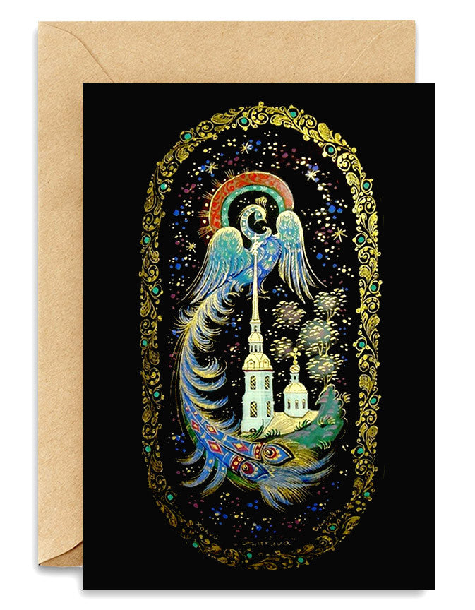 Palekh Blue Firebird