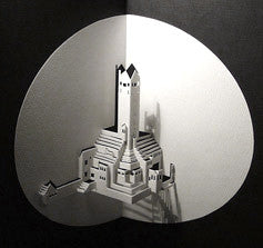 St. Hubert Hunting Lodge Paper Sculpture