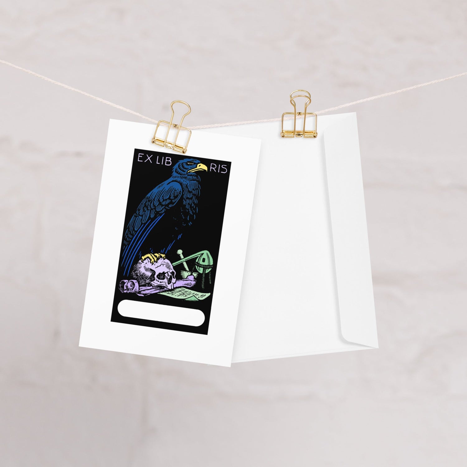 X libris Greeting Cards:  Gothic