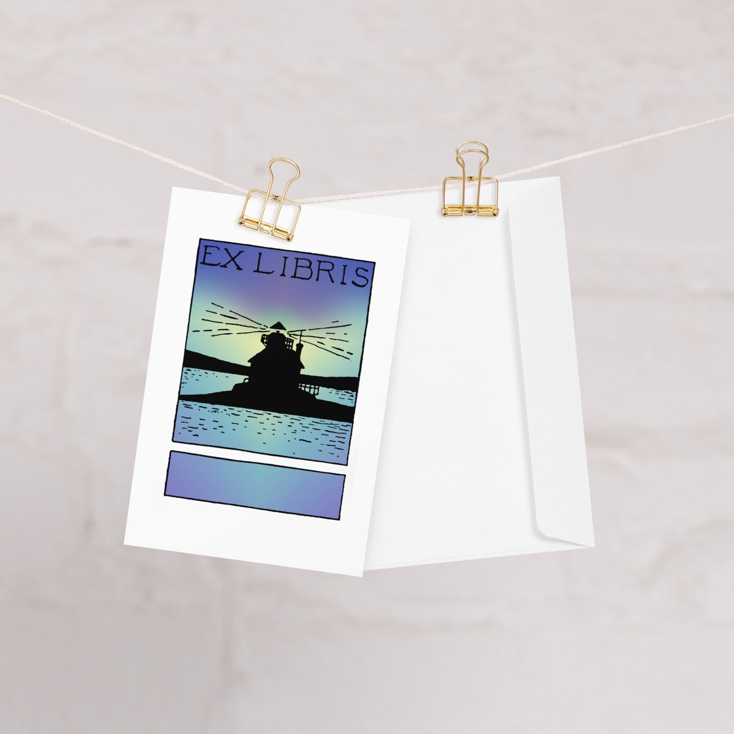 X libris Greeting Cards:  New York