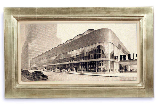 Hugh Ferriss, "Bus Terminal"