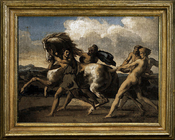 Théodore Géricault, "Capture of a Wild Horse"