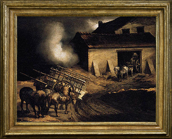 Théodore Géricault, "Plaster Kiln"