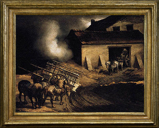 Théodore Géricault, "Plaster Kiln"