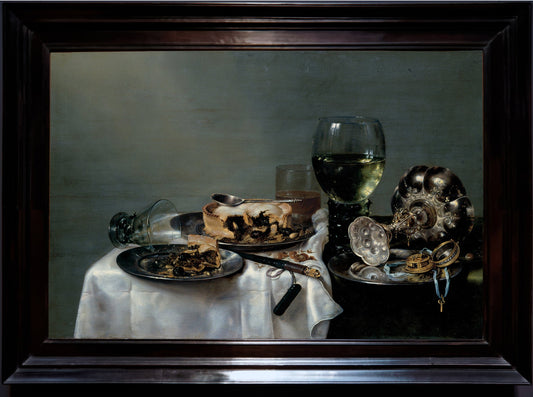 Willhem Claesz. Heda, "Still Life with Blackberry Pie"