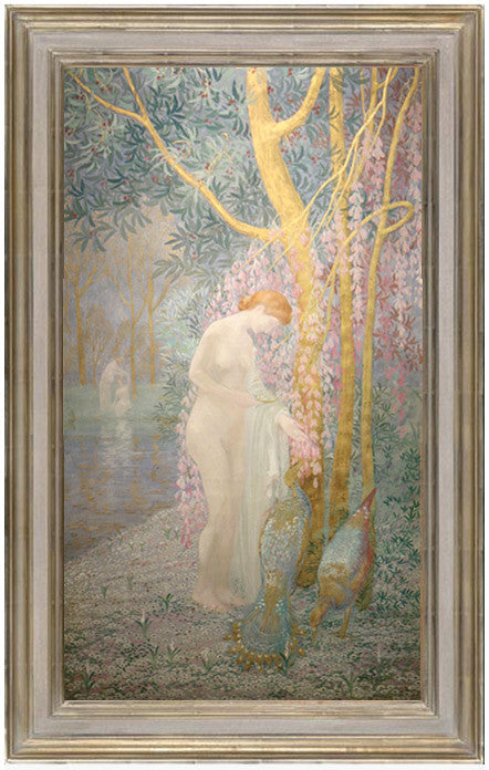 Constant Montald, "La Femme au Paon"