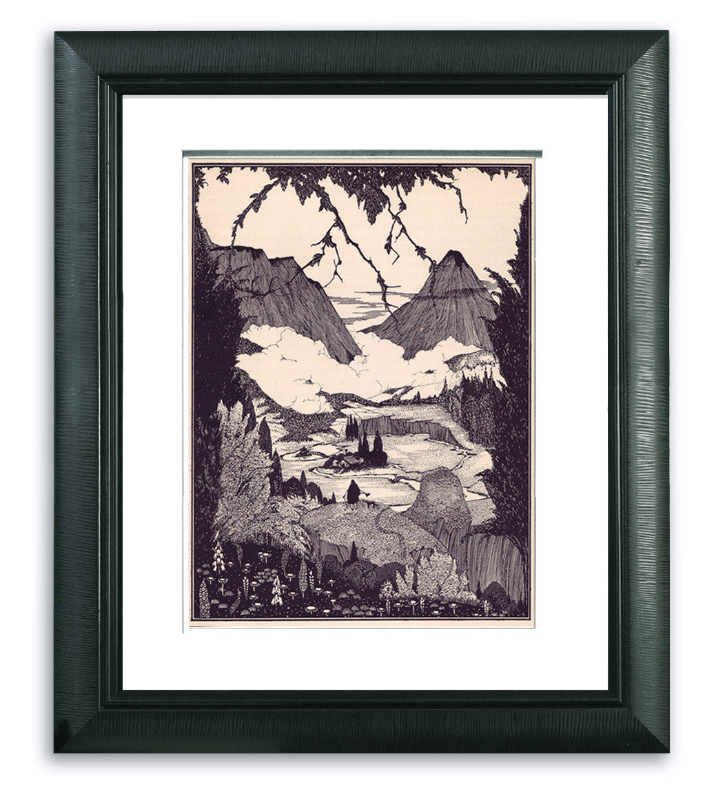 Harry Clarke, "Tales of Mystery and Imagination," Plate No. 11