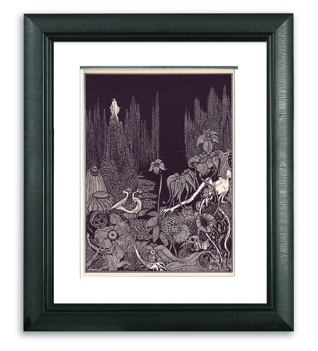 Harry Clarke, "Tales of Mystery and Imagination," Plate No. 4