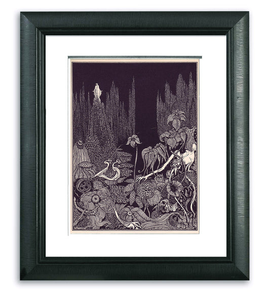 Harry Clarke, "Tales of Mystery and Imagination," Plate No. 4