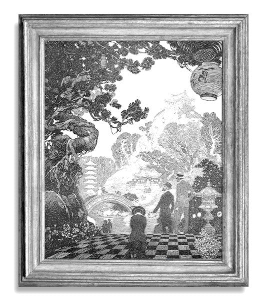 Franklin Booth, "Nippon Garden"