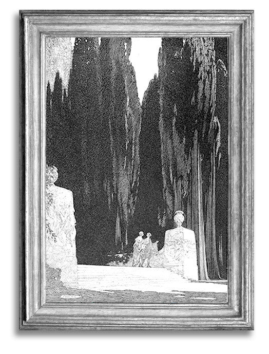 Franklin Booth, "Step to the Tomb"