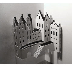 Canal Houses Paper Sculpture