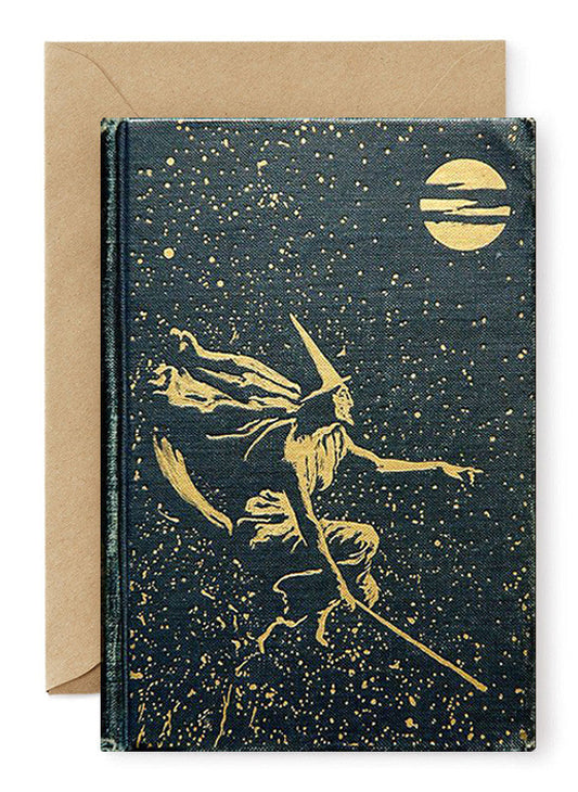 Flying Witch Greeting Card