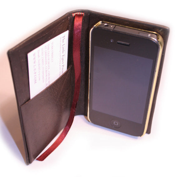 Bespoke Hand-bound Leather iPhone/ iPad Case