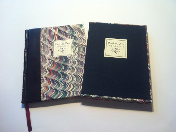 Hand-bound Wedding Guest Book