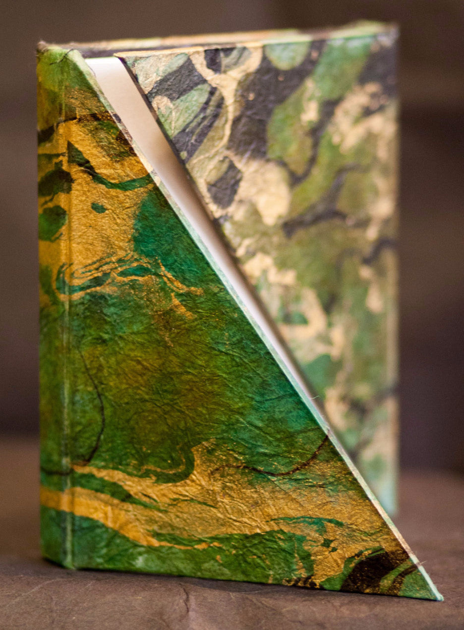 Gold Marble Hand-bound Hug Book