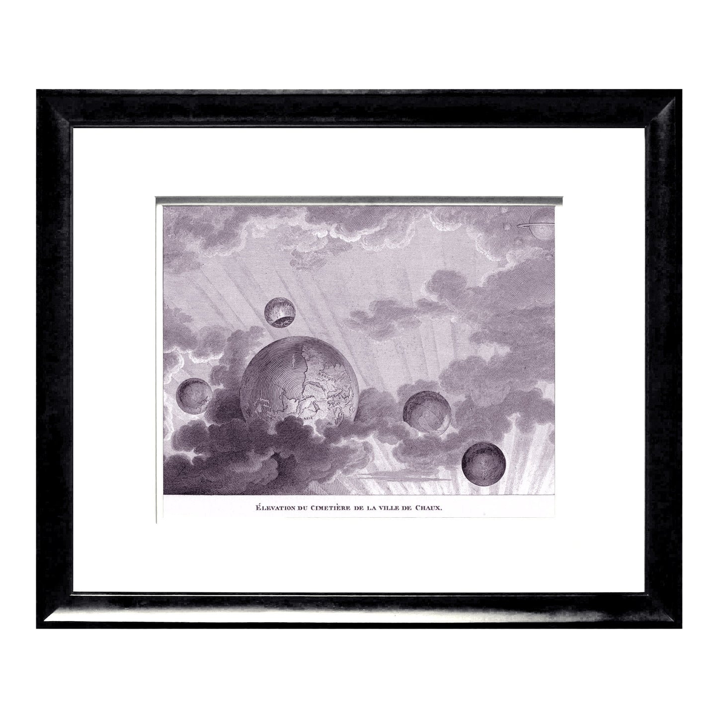 Claude-Nicolas Ledoux, “Élévation du Cimetière de la Ville de Chaux”