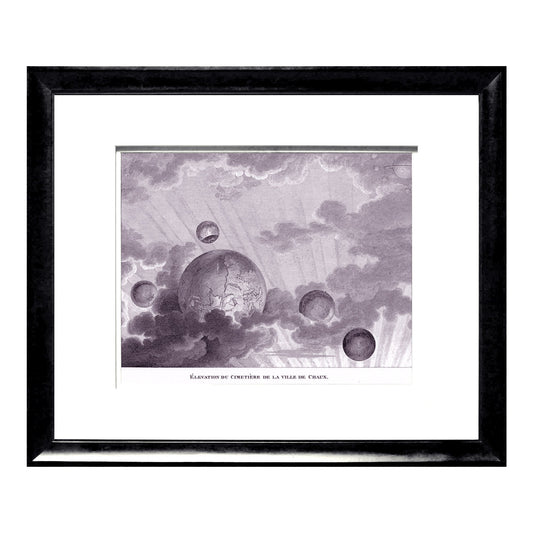 Claude-Nicolas Ledoux, “Élévation du Cimetière de la Ville de Chaux”