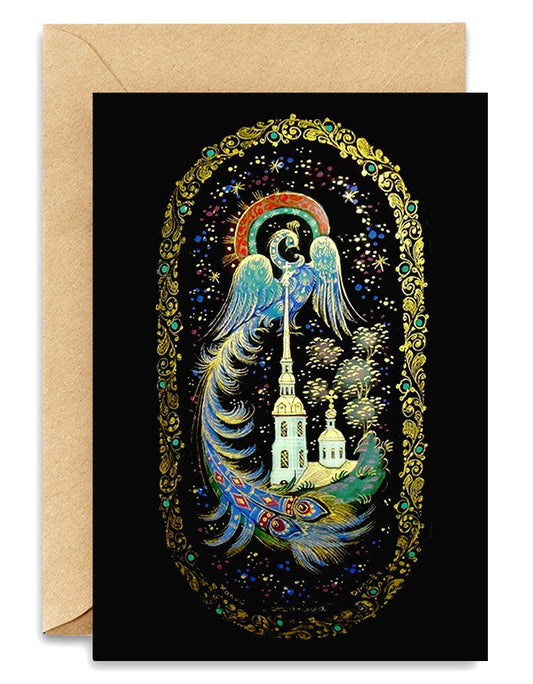 Palekh Blue Firebird