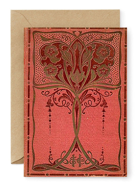 Red Victorian Greeting Card